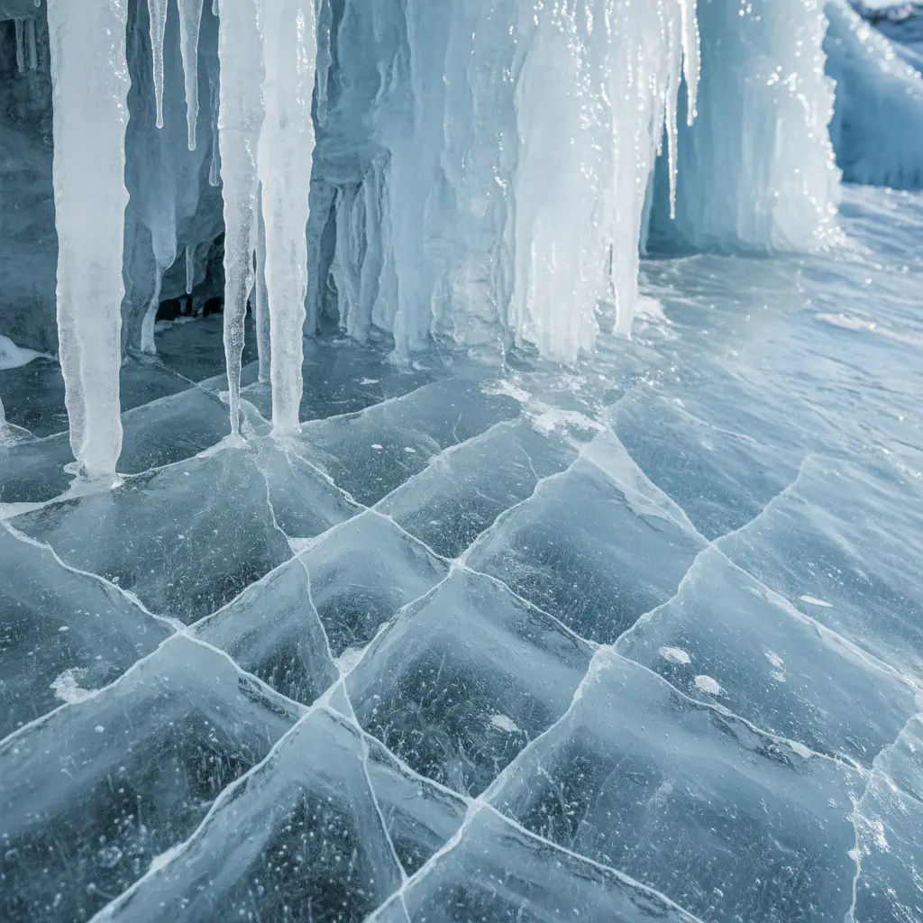 Ice texture